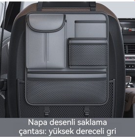 Resim Sxl Araba Koltuğu Arka Çok Fonksiyonlu Saklama Çantası 