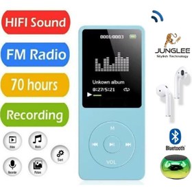 Resim Tastech 8GB HAFIZA KARTLI BLUETOOTHLU MP3 ÇALAR FM RADİO DAHİLİ HOPARLÖR EKRANLI MÜZİK ÇALAR 