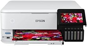 Resim Epson L8160 Tanklı Mürekkep Püskürtmeli Fotoğraf Yazıcı, Tarayıcı, Fotokopi 5760 X 1440 DPI, Beyaz, 403‎ x 369 x 162 mm 