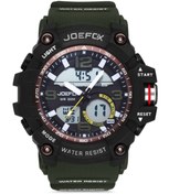 Resim Joefox Dijital Analog Silikon Kordon Erkek Kol Saati Jfp1065 