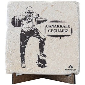 Resim Seyit Onbaşı Traverten Pano 