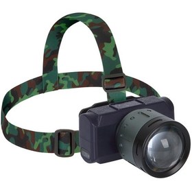 Resim 4200 Lümen Şarjlı Sensörlü Göstergeli Kafa Lambası Feneri Kamp Avcılık Balıkçılık Acil Durum Wt-719 Siyah 