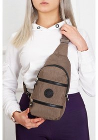 Resim Strong Bag Strong Krinkıl Omuz Ve Göğüs Çantası, Body Bag Çapraz Sırt Çantas-Toprak (495083750) 