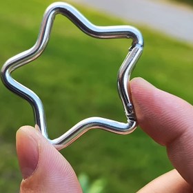 Resim 2/5 Alüminyum Beş Yıldızlı Jinshan Tokası, Anahtarlık, Açık Hava Kampı Anahtarlık, Su Şişesi Klipsi, Açık Hava Sırt Çantası Aksesuarları 