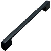 Resim Arel Mat Siyah Tv Ünitesi Vestiyer Yatak Odası Mutfak Dolap Çekmece Kulpu 160 Mm 16 Cm 2 Adet 