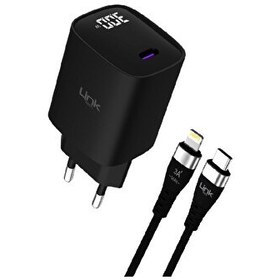 Resim Linktech G848 Premium 30W QC4.0 GaN Lightning Kablolu Şarj Aleti Seti 