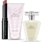 Resim Avon Rare Pearls Edp 50 ml Losyon Avontrue Total Tıwıng Ruj 