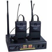 Resim K-402 2 Yaka Uhf Kablosuz Mikrofon Seti 