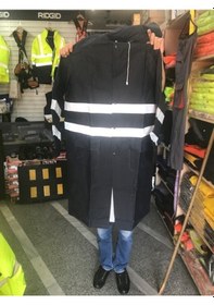 Resim Yağmurluk Relektörlü Lacivert 