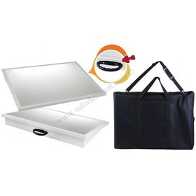 Resim Işıklı Çantalı Masa Üstü Çizim Masası 50X70 N11.1252 