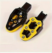 Resim Cloudstore Golden 2 Adet Siyah Mavi Kırmızı Motosiklet Dirt Bike Atv Dayanıklı Kaymaz Ayaklık 