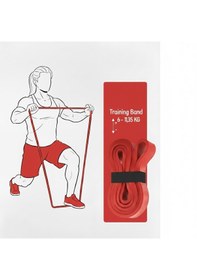 Resim Çeşitli Kg Direnç Bantları, Gym Barfiks Direnç Bandı, Kas Geliştirme Direnç Bandı, Pilates Egzersiz Bandı Kırmızı 