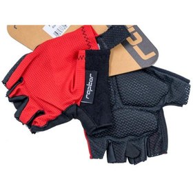 Resim Genel Markalar Raptor Eldiven Kısa Parmak Bisiklet Eldiveni MTB Yarım Parmak Eldiven M Beden Kırmızı 