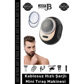Resim Özgürce Mini Taşınabilir Hızlı Şarjlı Güçlü Kablosuz Tıraş Makinesi 