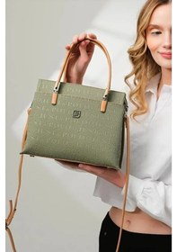 Resim Just Polo Kadın Günlük Kullanıma Uygun Ayarlanabilir Askılı Şık El & Omuz Çantası Shoulder Bag Yeşil 