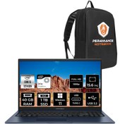 Resim ASUS Vivobook 15 X1504ZA i5 1235U 40GB RAM 1TB SSD 15.6'' FHD W11HOME NJ180 & PER4 ÇANTA 