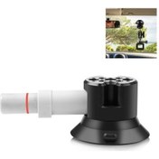 Resim Wondernest Puluz 3 İnç Araba Tek Pompalı Vakumlu Montaj Kolay Alüminyum Alaşımlı Montaj Siyah 