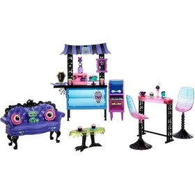 Resim Monster High Coffin Bean Restoran Oyun Seti, 4 Yaş Ve Üzeri, Hhk65 