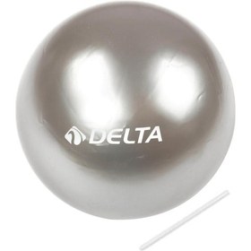 Resim Delta 20 Cm Gümüş Dura-strong Mini Pilates Topu Denge Egzersiz Topu 