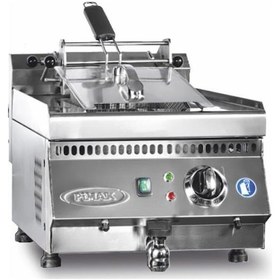 Resim Pimak Elektrikli Musluklu 600 Snack Seri Set Üstü Model Fritöz 40 X 60 X 30 Cm 