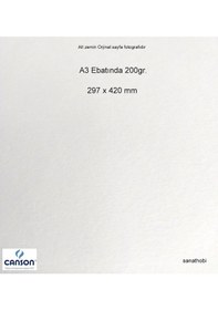 Resim Resim Kağıdı, Sulu Boya Kağıdı, A3 297x420mm 200gr-20 Sayfa 