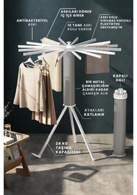 Resim Plaslıne Ahtapot Kurutmalık Gri 