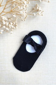 Resim Esra's Store Kız Bebek Renkli Babet Çorap 5 Li Beyaz Pembe Kırmızı Sarı Siyah 