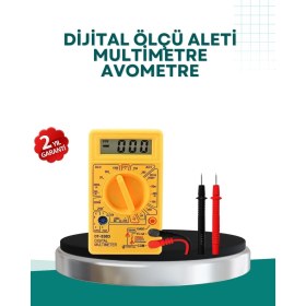 Resim AyrStore Elektrik Ölçüm Cihazı Dijital Multimetre 10 Amper Destekli 