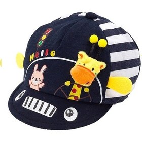 Resim Bay Şapkacı Zürafalı Erkek Çocuk Kep 7110 