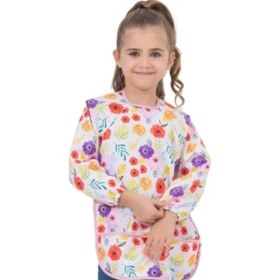 Resim Bebe-Chi Bebechi Bambino Kids Uzun Kollu Mama ve Aktivite Önlüğü Çiçek (3-8 Yaş) 
