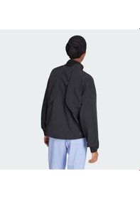 Resim Adidas Pacer All Gym Tonal Kadın Fermuarlı Sweatshirt Iw8167 Siyah 