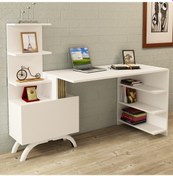 Resim Kalenderdekor1 Kalender Dekor Olivia Çalışma Masası Olv01 Beyaz 