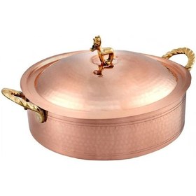 Resim Karaca Alacahöyük Bakır Pilav Tencere 18 Cm 