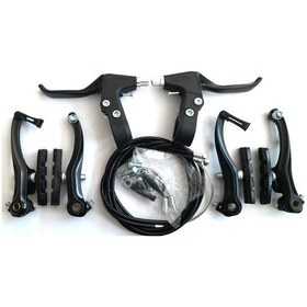 Resim Doğa V-fren Takımı 24-26-27.5-28-29" Uyumlu Siyah 