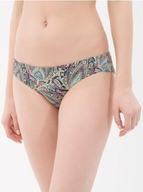 Resim Deep Beach Şal Desenli Renkli Astarlı Bikini Altı Db200507ba 001 
