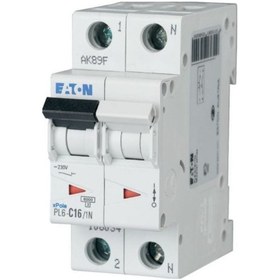 Resim Eaton Pl6-b16/1n Otomatik Sigorta - 6ka - B Eğrisi - 1x16a+n 