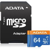 Resim Adata 64GB Premier microSDXC Card with Adapter UHS-I Class10 V10 Hafıza Kartı 