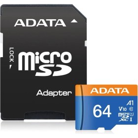Resim Adata 64GB Premier microSDXC Card with Adapter UHS-I Class10 V10 Hafıza Kartı 