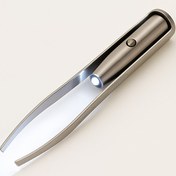 Resim 3 Pil Dahil - Süper Parlak LED Hassas Tıraş Cımbızı, Yerleşik Işıklı, Paslanmaz Çelik Ergonomik Tasarım Kaş, Bıyık ve Sakal Bakımı İçin - Taşınabilir Saç Alma Aracı ile Net Görüş ve Hassasiyet, Kaş Şekillendirme için Cımbızlar, Modern Görünüm, Dayanıklı Yapı, Yüksek Kaliteli Malzeme, Kuaför Araçları 