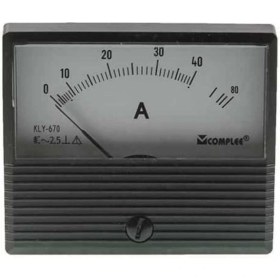 Resim Normadia 40A Analog Ampermetre, Panel Tipi, Güç ve Akım Ölçüm Aracı 