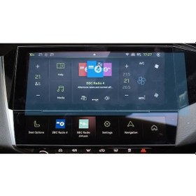 Resim Peugeot 408 10 İnç Ekran Koruyucu Multimedya Şeffaf Nano 