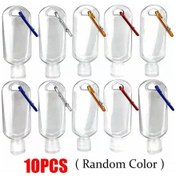 Resim 10pc 50ml Taşınabilir El Dezenfektanları Şişeleri Basın Şişeleri Sıvı/jel Sabunluklar Asılı Ters Şişe Seyahat İçin 