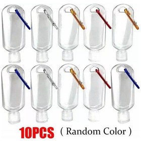 Resim 10pc 50ml Taşınabilir El Dezenfektanları Şişeleri Basın Şişeleri Sıvı/jel Sabunluklar Asılı Ters Şişe Seyahat İçin 