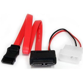 Resim Platoon PLH-053 Mikro Sata HDD, SSD 6+7 Pin To Sata + 2 Pin Molex Power Kablo 