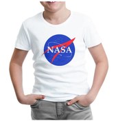 Resim Nasa Beyaz Çocuk Tshirt 