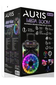 Resim Techno Bluetooth Özellikli Hoparlör 8000W Karaoke Mikrofon Özellikli Profesyonel Speaker (KLN-80) 