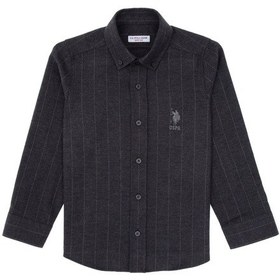 Resim U.s. Polo Assn. Erkek Çocuk Antrasit Gömlek Desenli 50316670-vr006 Antrasit 