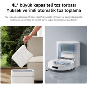 Resim Robot Vacuum H40 Akıllı Robot Süpürge + Mop 10000PA (Xiaomi Türkiye Garantili) 