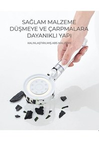 Resim Mucit Home Spa Modlu Filtreli Duş Başlığı 5 Fonksiyonlu Duş Fiskiyesi Beyaz 