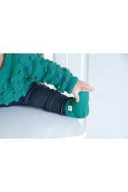 Resim Organik El Örgüleri Organic Cotton Ponponlu Kazak 